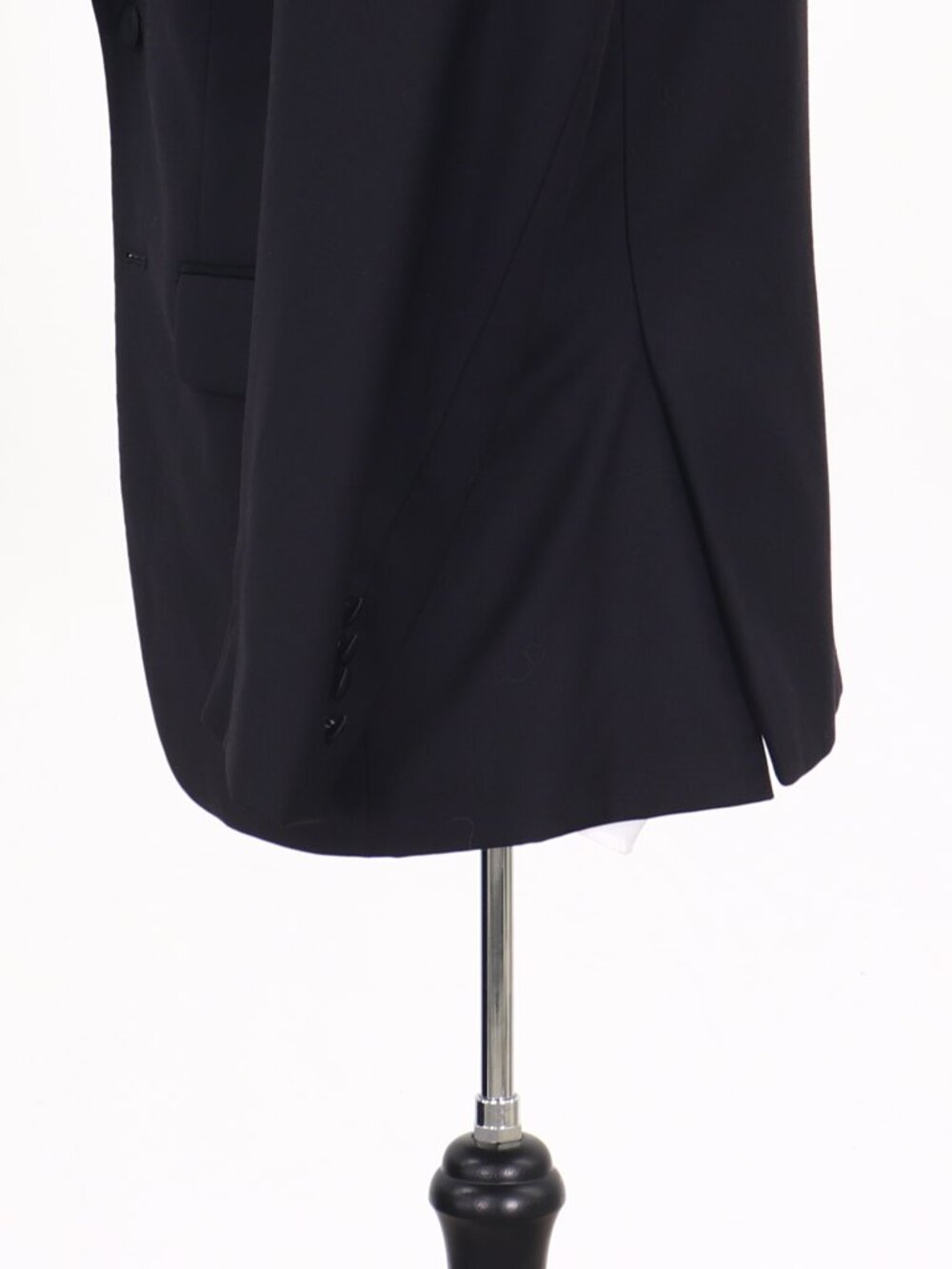 Calvin Klein 40R Black Blazer Sport Coat Tuxedo Jacket 2-Button Solid Y944 - Picture 6 of 11